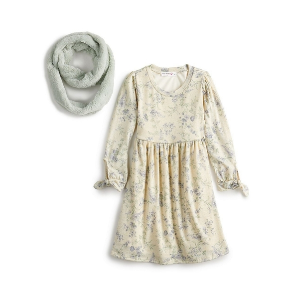 NWT | 2 Piece Dress & Scarf Set | Size 5 - Picture 3 of 9